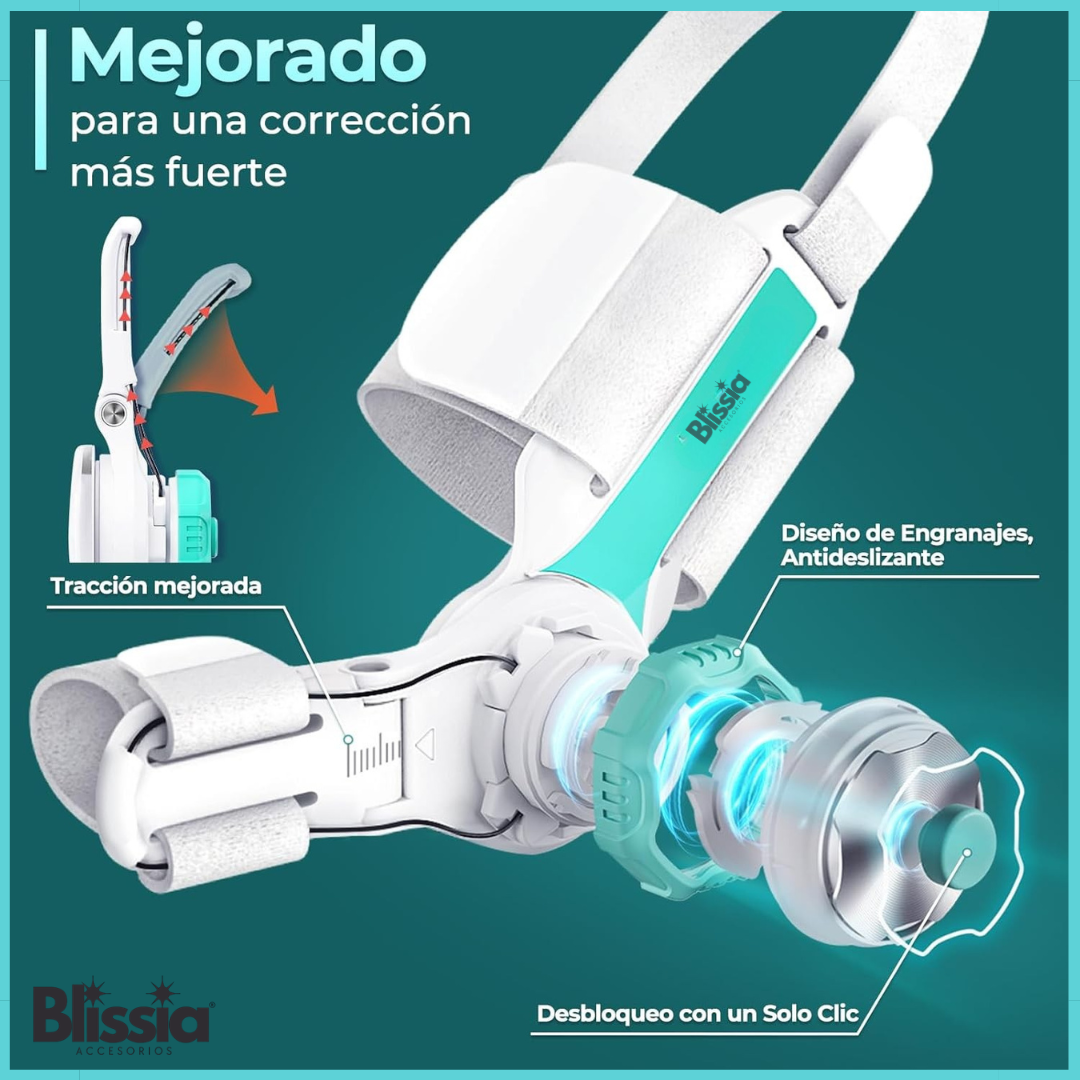 Corrector de Juanetes Ajustable con Botón - Separador de Dedos para Aliviar Presión y Rozaduras en el Pie
