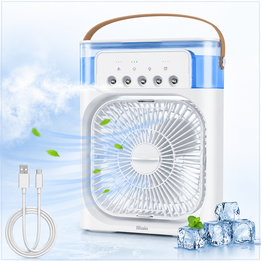 BreezeGo™ - Enfriador portátil 4 en 1 para crear tu zona de frescor personal
