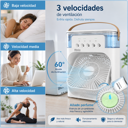 BreezeGo™ - Enfriador portátil 4 en 1 para crear tu zona de frescor personal
