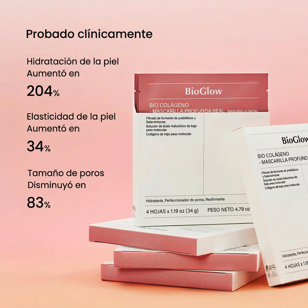 Mascarilla facial de Bio Colágeno